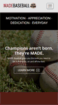 Mobile Screenshot of madebaseball.com